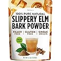 Gya Tea Co Slippery Elm Bark Powder 1.1 lb (17.64 oz) - Traditional Herb Elm Inner Bark that Soothes Throats, Coughing & Digestion for Women & Men