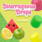 Wiley Wallaby Licorice Candy Drops | Sourrageous and Fruitrageous Drops | 6 Ounce | 2 Pack
