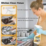 TIEDXIOY Heavy-Duty Degreaser for Kitchen Heavy Oil Stain Cleaning - Remove Dirt, Grime, and Grease from Oven, Microwave, stove top and other kitchen