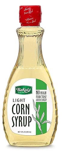 Bakol Light Corn Syrup, 12 FL Oz (355 mL) - Multi-Purpose Simple Syrup for Pancake, Barbecue, Ham, Baked Vegetables, Fruits, and More - No High Fructose Corn Syrup for Candy, Kosher Certified