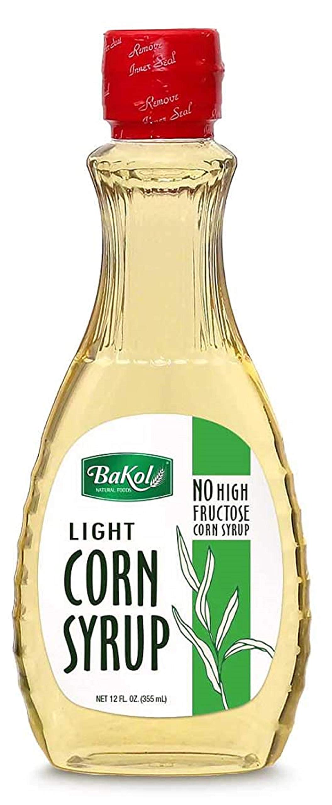 Bakol Light Corn Syrup, 12 FL Oz (355 mL) - Multi-Purpose Simple Syrup for Pancake, Barbecue, Ham, Baked Vegetables, Fruits, and More - No High Fructose Corn Syrup for Candy, Kosher Certified