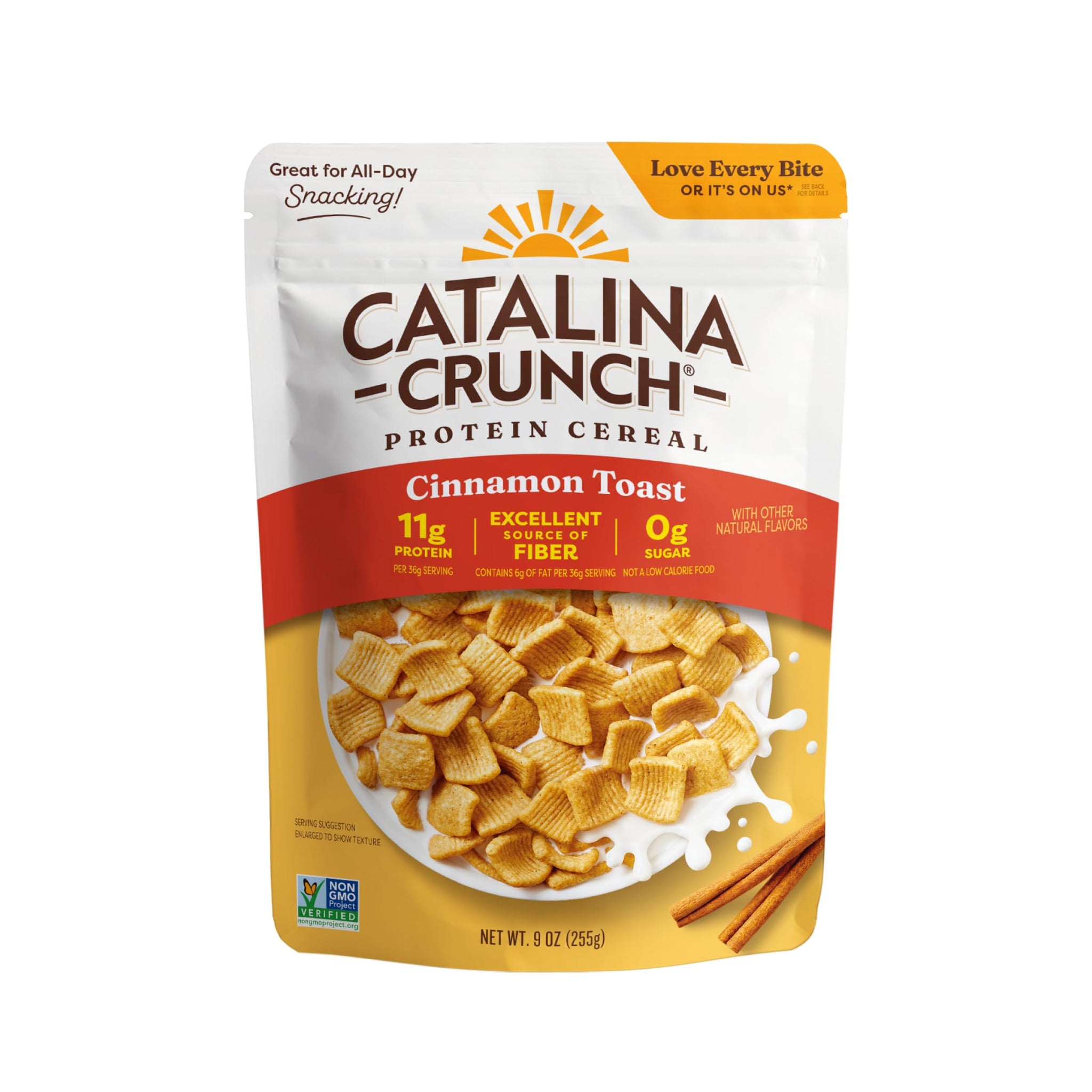 Catalina Crunch Protein Cereal, Cinnamon Toast, 9 oz Bag (Pack of 1)