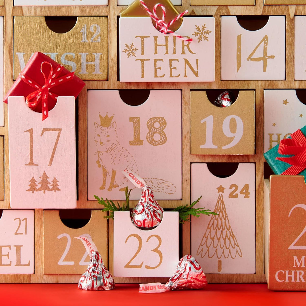 Candy Cane Milk Chocolate Candies - 2lb Bag Approx. 200 Pieces Individually Wrapped Peppermint Flavored Chocolates for Holiday Parties, Stocking
