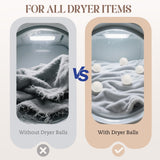 Wool Dryer Balls, New Zealand Dryer Balls Laundry Reusable Reduce Static Cling, Dryer Ball to Reduce Wrinkles & Shorten Drying Time, Drying Balls