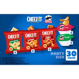 Cheez-It, Pringles, Salty Snacks, Party Size, Variety Pack, 26.58oz Box (30 Packs)