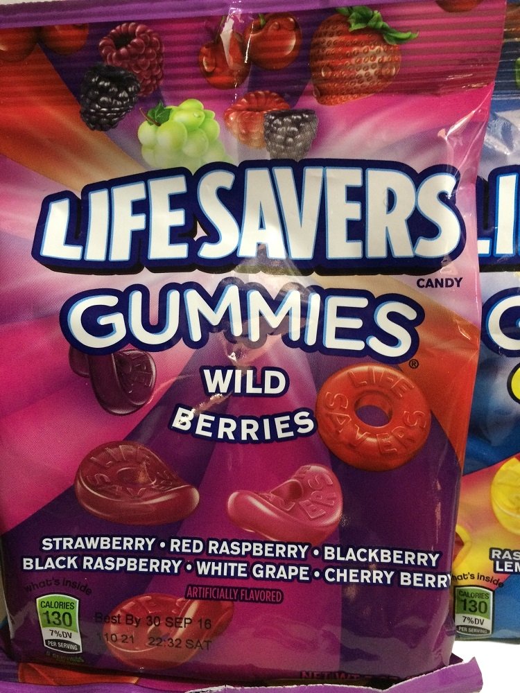 LifeSavers Gummies, Collisions, Wild Berries and Sours 7oz, 3 Bags