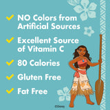 Disney Moana Fruit Flavored Snacks, Fat Free and Gluten Free Snacks, 8 oz (10 Pouches)