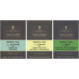 Taylors of Harrogate Green Tea Variety Pack, Individually Wrapped Bags, Jasmine, Lemon, Mint 20 Count (Pack of 3), Caffeinated, Enjoy Hot or Iced, 60