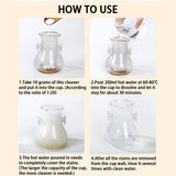 Curvflatn tea stain and coffee scale cleaner (75, Grams)