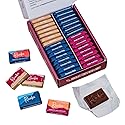 Raaka Dark Chocolate Gift Box | Mini Dark Chocolate Variety Pack | Organic, Vegan, Gluten Free | Box of 30 Individually Wrapped Chocolates