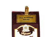 Mulvadi 10% Kona Coffee Blend, All Purpose Grind, 7 oz Resealable Bag with Aloha Hawaii Bag Clip - Medium Roast Hawaiian Coffee Blend