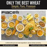 Piacelli Angel Tufts Pasta- Angel Pasta Made from Durum Wheat With Rich Taste & Silky Texture- Protein Noodles for Nutritious Italian Meals- Healthy