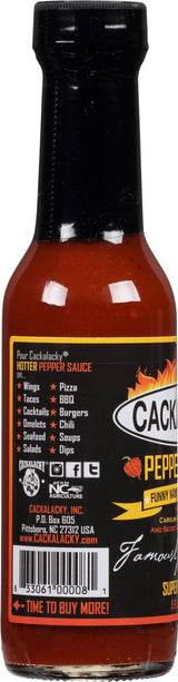 Cackalacky Famously Original Super Extra Hot Pepper Sauce - 5 oz Bottle - Extreme Heat for Grilling, Marinades & Fiery Dips