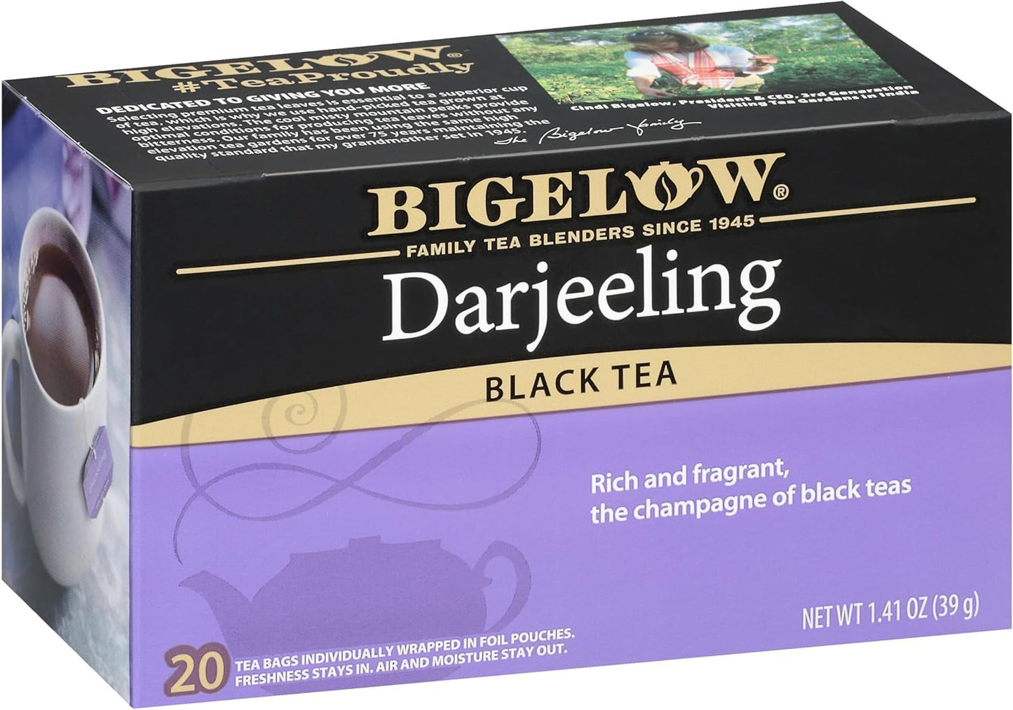 Bigelow Darjeeling Blend Tea (6x20 Bag )