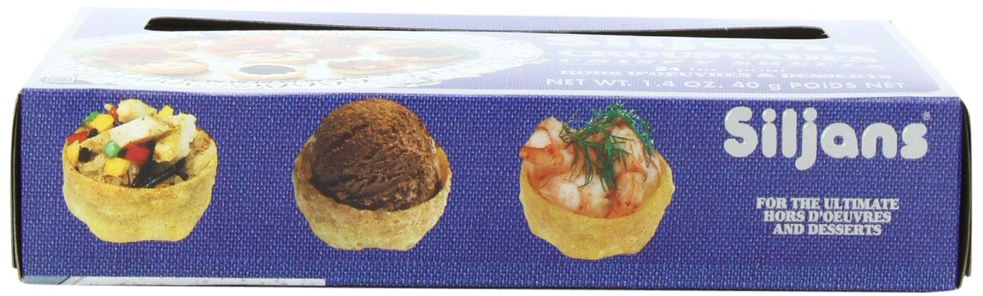 Siljans Croustades (Crispy Shells), 1.4-Ounce Boxes (Pack of 6)
