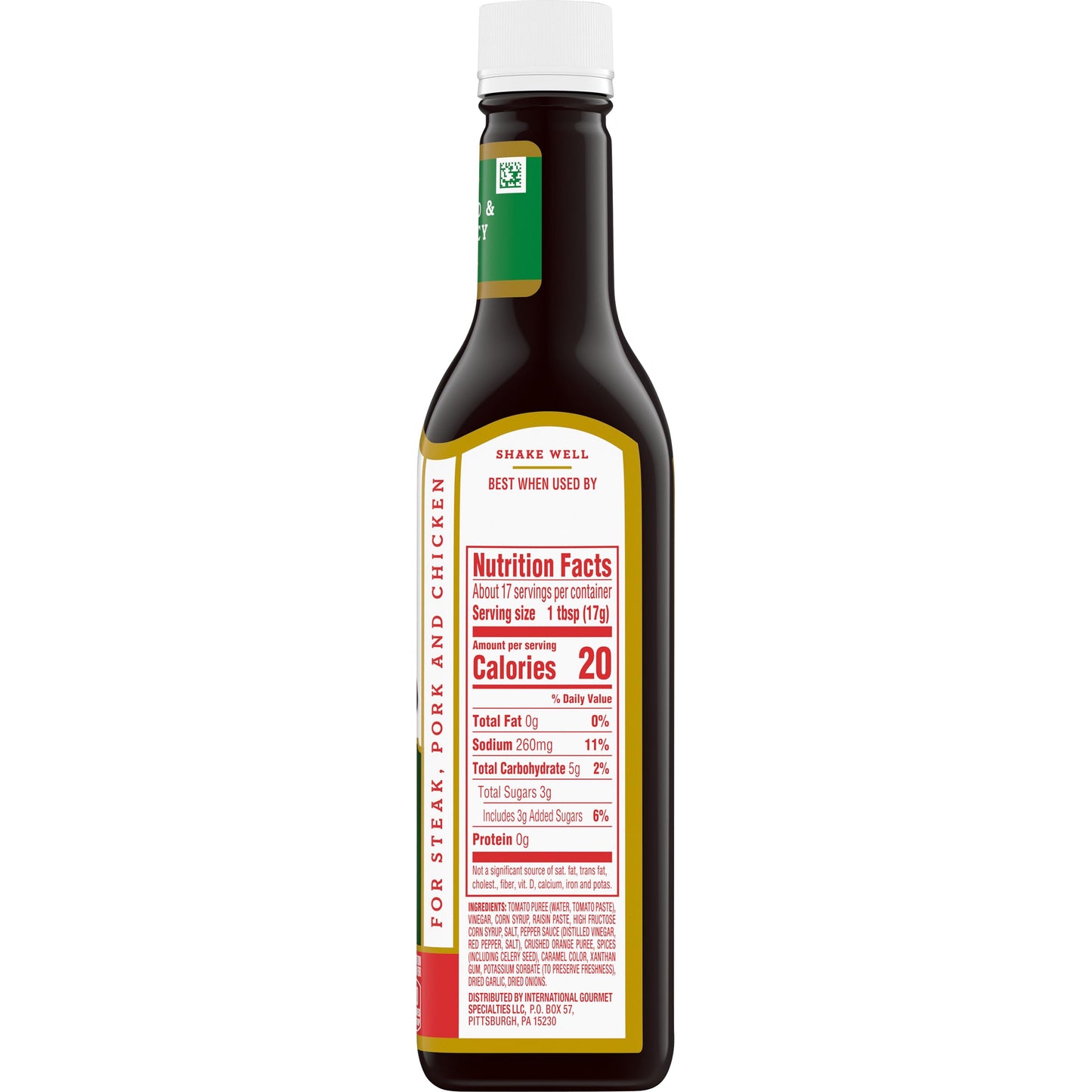 A1 Bold & Spicy Sauce with Tabasco Sauce 10 oz - (Pack of 2)