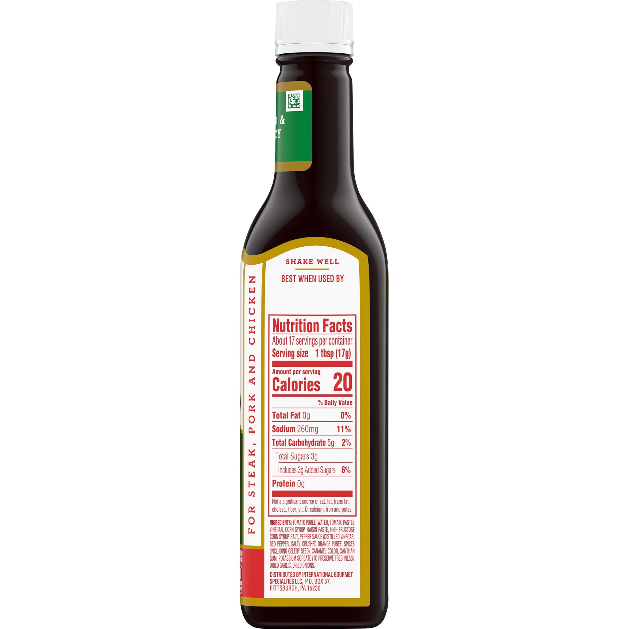 A1 Bold & Spicy Sauce with Tabasco Sauce 10 oz - (Pack of 2)
