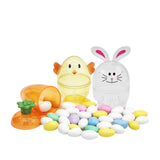 Fillable Easter Carrots, Bunny, and Chick 24-Pack Containers, Perfect Characters for Easter Egg Hunt, Basket Stuffers Filler, Surprise Carrot