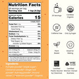 Blume Pumpkin Spice Latte - Superfoods Powdered Latte - Syrup free, Organic & Vegan Latte - 25 Servings (125g)