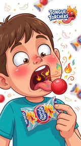 Tongue Torchers Cinnamon Candy 100 Piece Bag - Spicy Hot Hard Individually Wrapped Red Sweets Bulk Fiery Flavor Treats