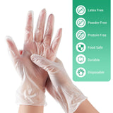 DealbyBox Medium Clear Vinyl Gloves (1000 Count) | Latex-Free & Powder-Free Disposable Gloves | Food Safe PVC Gloves for Cooking, Cleaning & Food