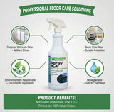 GreenFist Spray Buff Restorer Renewing Floor Finish Wax Polisher Buffer[ Removes Surface Marks, Conditioned, Dry and Spotless Floors ], 32 Fluid Ounce