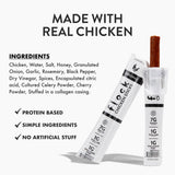 Flock Chicken Meat Sticks 10 Count | GLP-1 Friendly High Protein Chicken Sticks 7g Protein | Healthy Meat Snacks Keto | Protein Meat Sticks Low Carb |