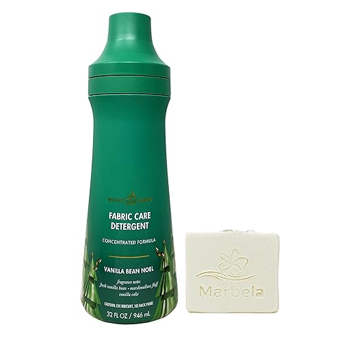 Bath & Body Works Vanilla Bean Noel Fabric Care Detergent with a Natural Oats Bar Soap