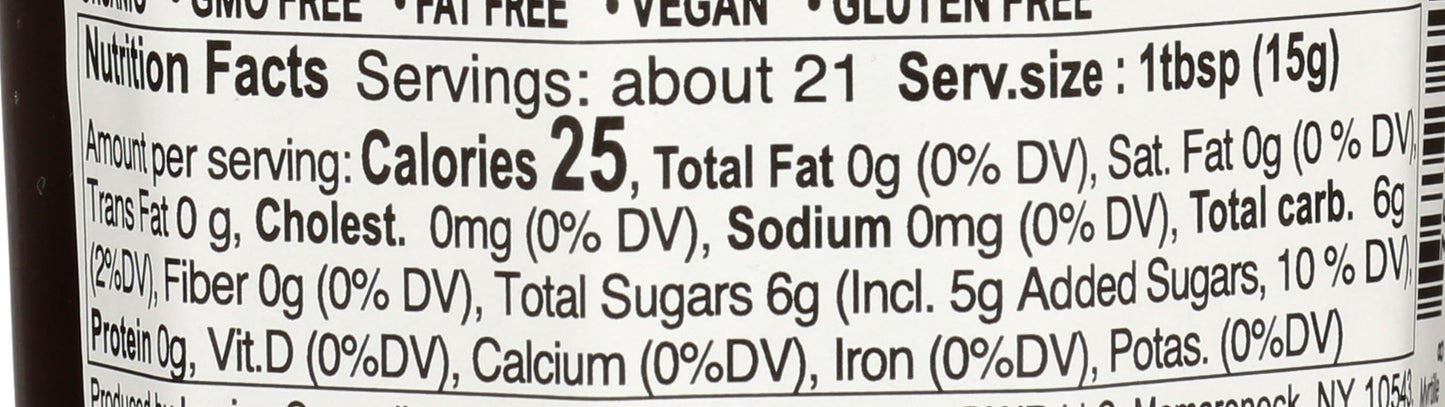 LUCIEN GEORGELIN Organic Wild Blueberry Fruit Spread, 11.28 OZ