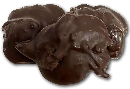 US Sweets Vegan Dark Chocolate Pecan Clusters - Rich Dark Chocolate Covered Pecans | Dairy Free | Delicious Gift | Handmade in Small Batches |
