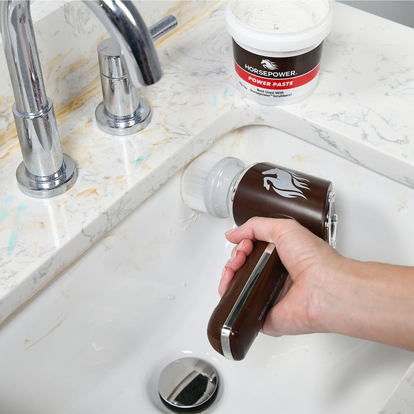 Horsepower Power Paste, High-Efficiency Multi-Surface Power Cleaner for Stainless Steel, Ceramic, Glass & More, Great for Tough Grease, Grime