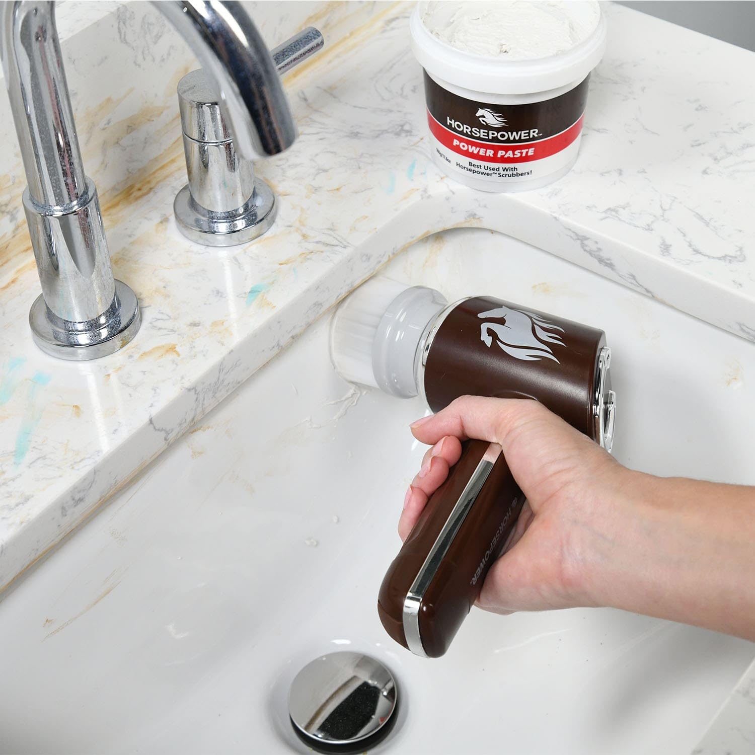 Horsepower Power Paste, High-Efficiency Multi-Surface Power Cleaner for Stainless Steel, Ceramic, Glass & More, Great for Tough Grease, Grime