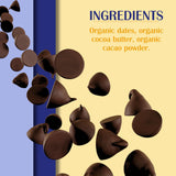 Bon Appesweet Date Sweetened Chocolate Chips - Deep Dark | 8 Ounce (Pack of 3) | Organic, Zero Added Sugar, 70% Cacao, Plant Based, Dairy Free, and Guilt Free!