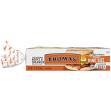Thomas' Original King Size English Muffins, 4 count, (3.0 oz each), Plain English Muffins, 12 oz Tray