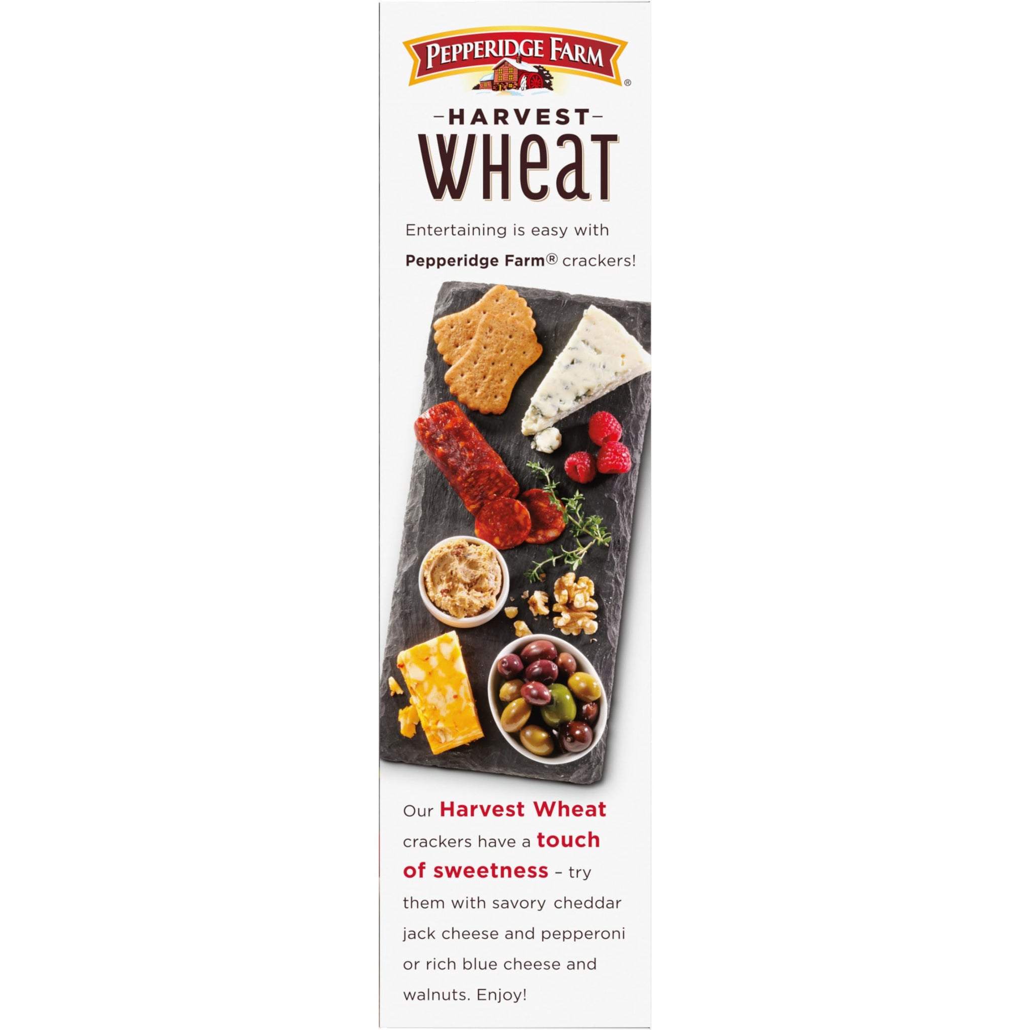Pepperidge Farm Harvest Wheat Distinctive Crackers 10.25 oz (Pack of 2)