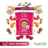 Good Life Natural’s Granola Cereal | Artisan Blended Energizing Granola Flakes | Healthy Snack | No Artificial Flavoring or Sweeteners | Non-GMO