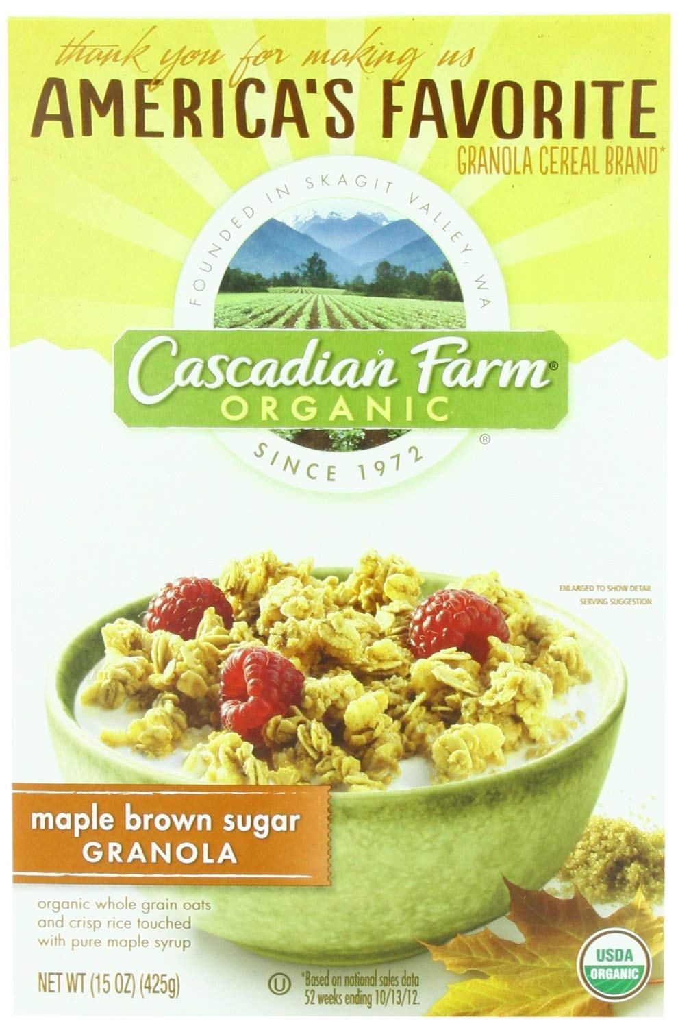 Cascadian Farm Granola Maple Sgr2