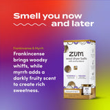 Zum Indigo Wild Laundry Dryer Balls Kit - Wool Laundry Balls for The Dryer - Essential Oil Spray - Reusable Drying Balls for Laundry - Frankincense