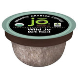 WILD JO: 12 Cup Organic Dark French Roast Compostable Coffee Pods for Keurig K-Cup Compatible Brewers | Bold Strong Rich Wicked Good | Eco-Friendly