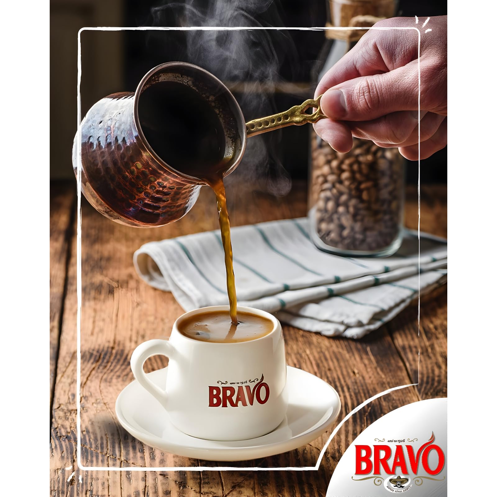 Bravo Classic Greek Coffee - 454gr (1 Lb)