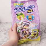 SpongeBob SquarePants Krabby Patties Candy, Sweet and Sour Gummies, Individually Wrapped Easter Egg Hunt Fillers, 30 Count