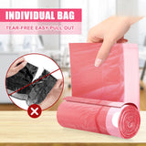 4 Gallon Trash Bags Drawstring 100 Count, JUKFITA Extra Strong Small Garbage Bags, Unscented Trash Can Liners for Bathroom Restroom Office Kitchen