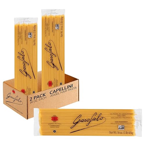 Garofalo - Premium Durum Wheat Semolina Capellini, Angel Hair Pasta, Italian Made, Bronze-Drawn, Al-Dente, One-Ingredient Pasta (2 pack)