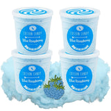 CHOCOLATE STORYBOOK Cotton Candy Party Pack - Unique Idea for Holidays, Birthdays, Gag Gifts, Favors (Blue Raspberry, 1 oz each, 4-Pack)