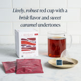 Rishi Tea English Breakfast Tea - Organic Sachet Tea Bags, Energizing & Caffeinated Pure Black Tea, Ideal for Hot or Iced Tea - 15 Count (Pack of 6)