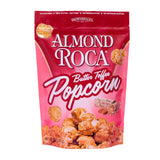 Almond Roca Butter Toffee Flavored Popcorn - 5oz Snack Bag - Sweet Crunchy Kettle Popped Popcorn with Buttery Toffee & Almonds - Gluten Free Snacks
