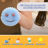 Scrub Daddy Sponges Set - Variety Colors - Scratch-Free Multipurpose Dish Sponge - BPA Free & Made with Polymer Foam - Stain & Odor Resistant Kitchen