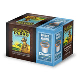 Cafe Don Pedro French Vanilla Low Acid Coffee Pods, 100% Arabica K Cups, Naturally Low Acid Coffee K Cups, Battles Heartburn and Acidic Reflux, 72