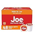 Joe Knows Coffee Single Serve Cups Pods and Capsules, Wake Up Joe, 48 Count