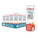 BUBBL'R blood orange mango mingl'r, Antioxidant Sparkling Water with Natural Caffeine, 0g Sugar, Gluten Free, All Natural Flavors, 12 Fl Oz Cans, 12
